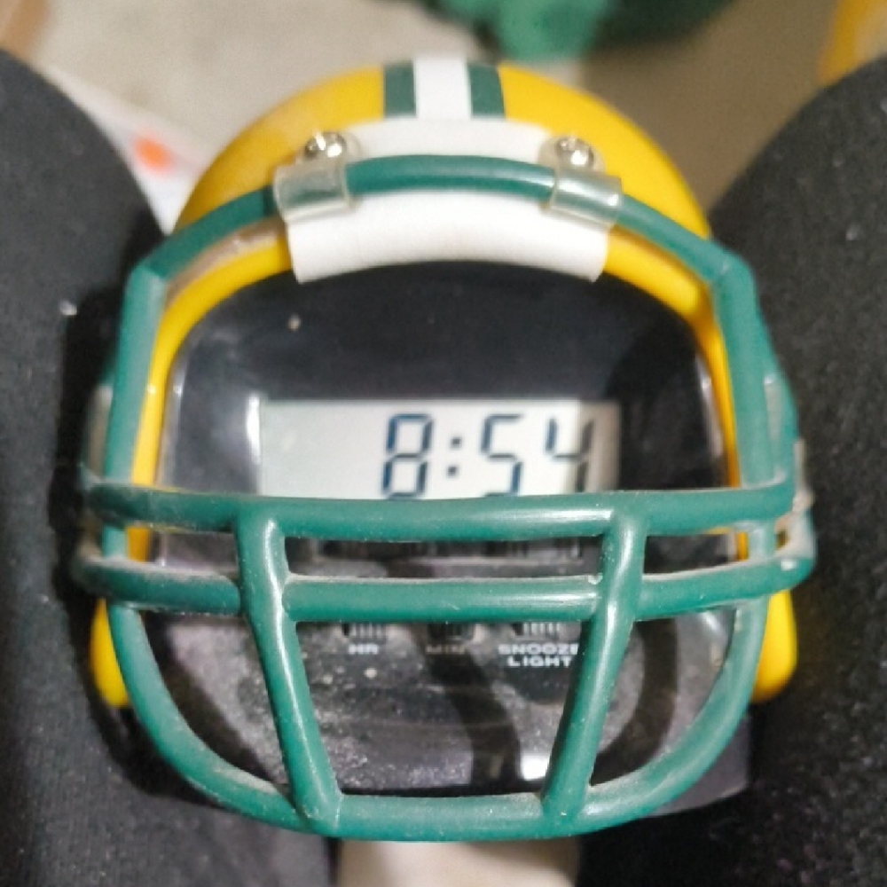 Green Bay Packers Helmet Clock